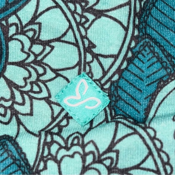 4 hair-headbands 2 Teal and Pink Prana &  2 plain main image 6